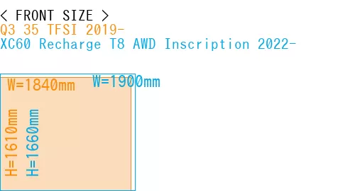 #Q3 35 TFSI 2019- + XC60 Recharge T8 AWD Inscription 2022-